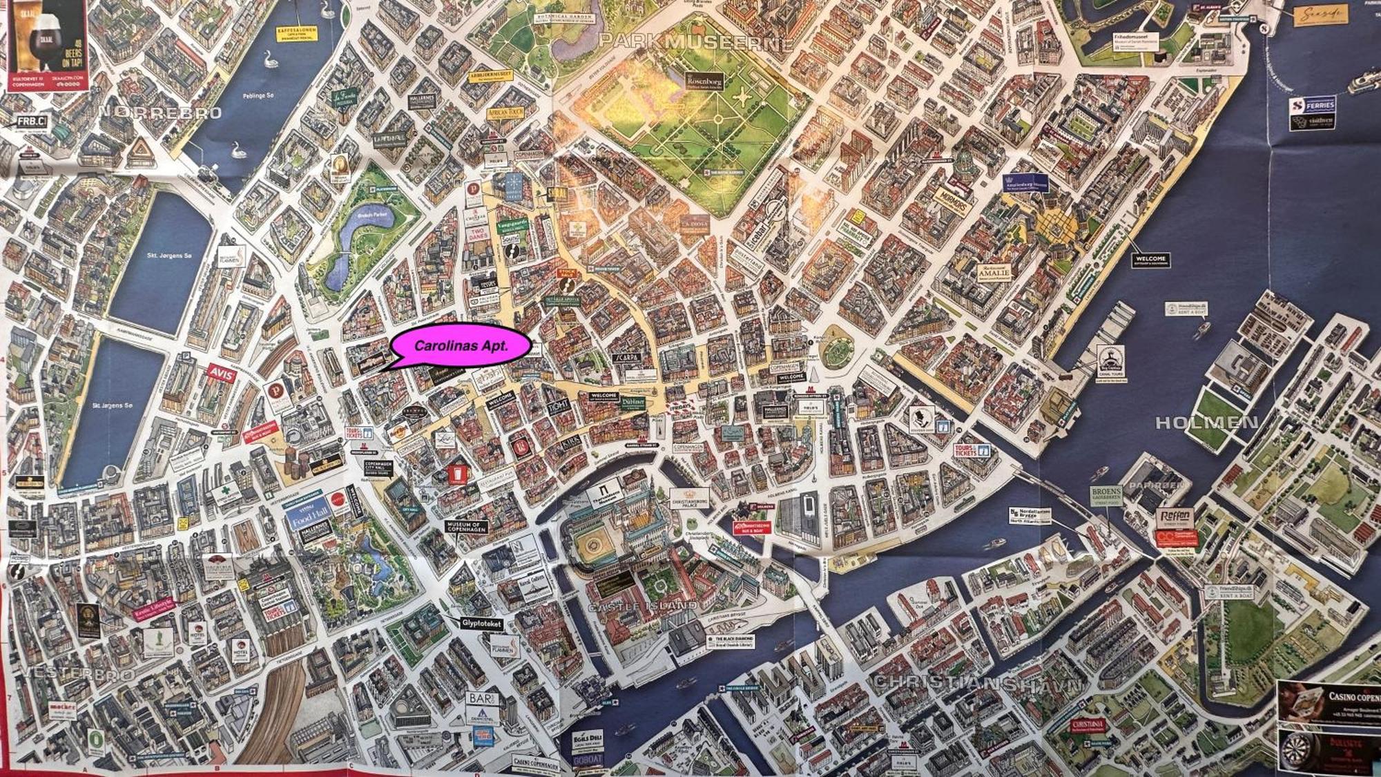 Carolinas Apartment - Studie 4Th Floor Копенхаген Екстериор снимка